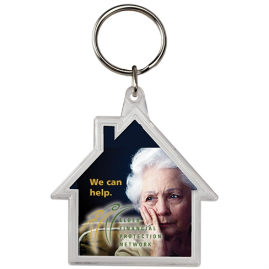 Picture of House Shape Crystal Keytags