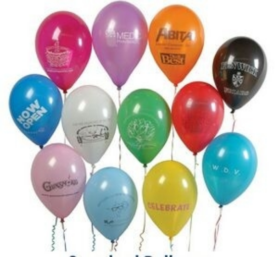 Picture of Helium Balloons 11" Latex Imprinted