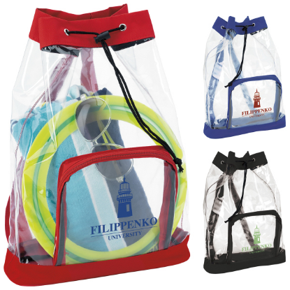 Clear Cinch Backpack Clear Cinch Backpack