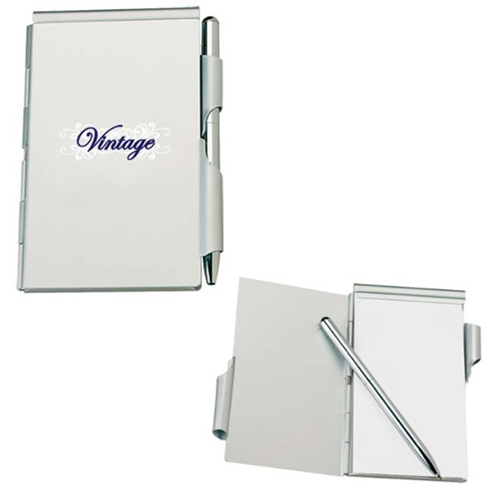 Picture of Aluminum Jotter Pad with Pen