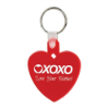 Soft Heart Shape Keytags Red