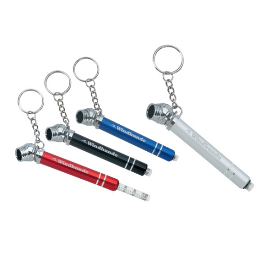 Picture of Mini Double Ring Tire Pressure Gauge