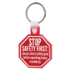 Soft Stop Sign Keytags Red