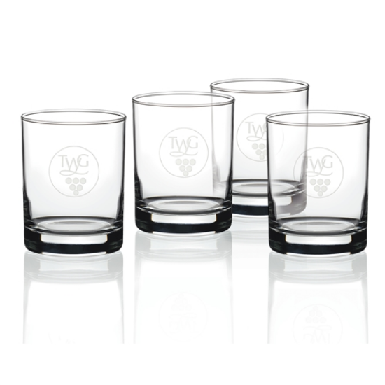 Picture of Set of 4 Double Old-Fashioned Glasses - 14 oz.