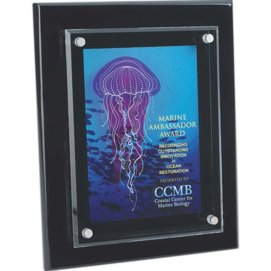 Picture of Floating Glass Plaque (36800)