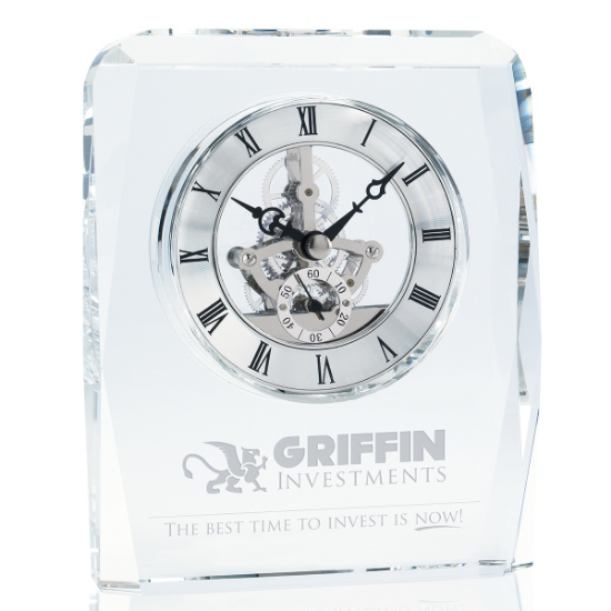 Picture of Crystal Skeleton Clock