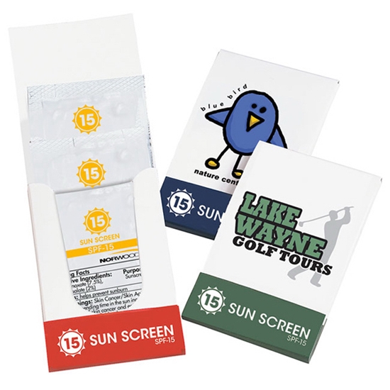 Picture of SPF-15 Sunscreen Lotion Pocket Pack