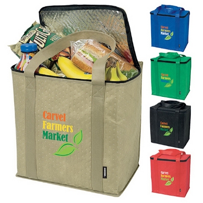 Koozie® Zippered Insulated Grocery Tote Koozie® Zippered Insulated Grocery Tote