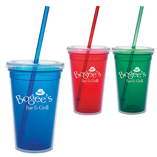 Picture of Double Wall Translucent Tumbler -18 oz