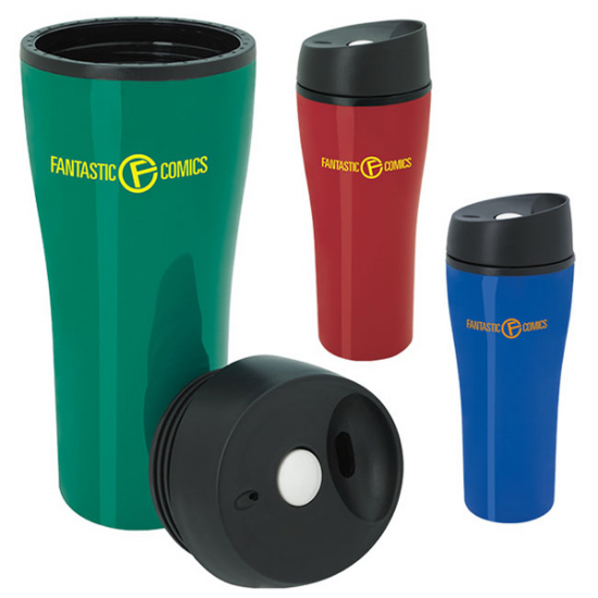 Picture of Acrylic Tumbler with Press Button Lid - 15 oz