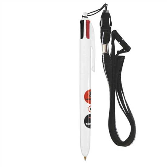 Picture of BIC 4-Color Pens with Lanyard