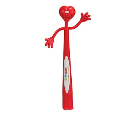 Picture of Heart Bend-A-Pen Full Color