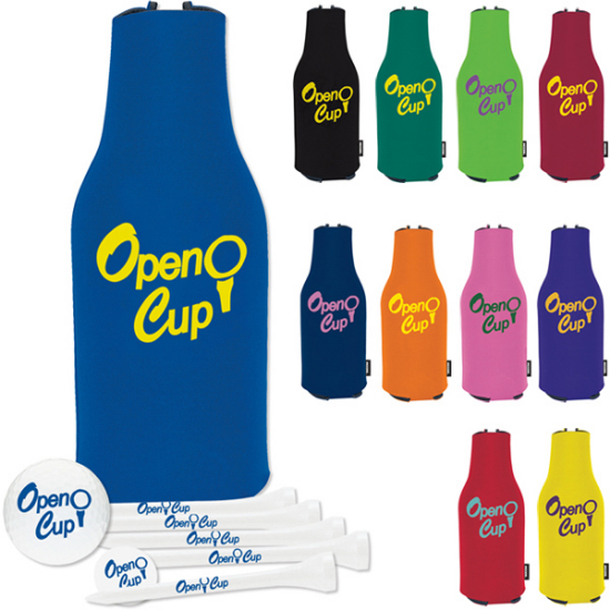 Picture of Zip Up KOOZIE  (R) Deluxe Golf Event Kit - DT (R) Solo
