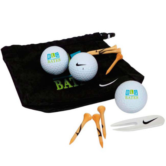 Picture of Nike (R) Golf Valuables Pouch 3 Ball Kit - NDX Heat