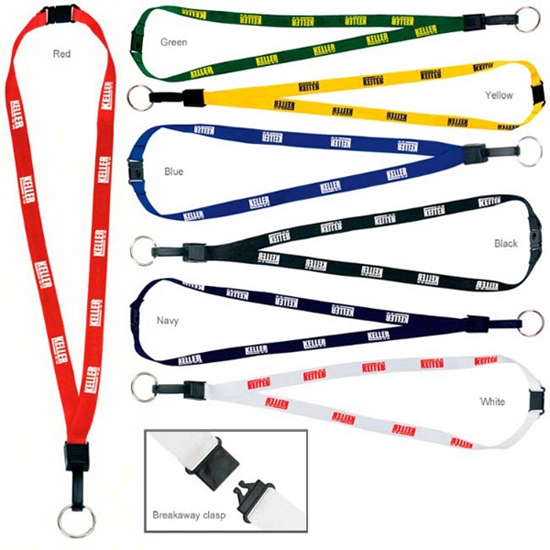 Picture of 1/2-Inch Breakaway Lanyard with Key Ring