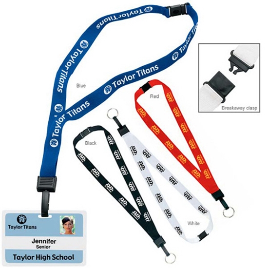 Picture of 3/4-Inch Breakaway Lanyard with Key Ring