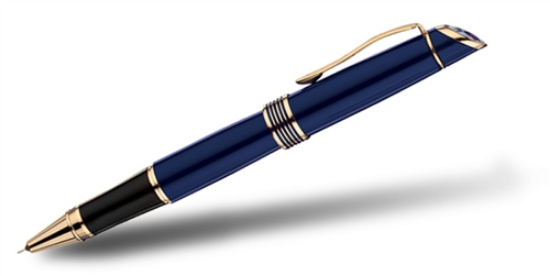 Picture of Quill 700 Series Roller Ball Pens - Blue