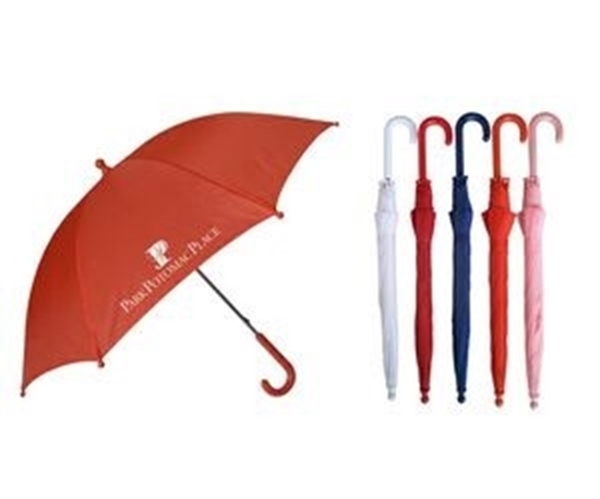 Picture of Solid Color Manual Open Kid's Umbrella (34" Arc)