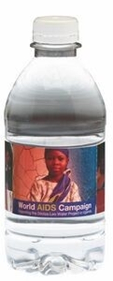 Picture of 12 Oz. Custom Labeled Bottled Water w/ Flat Cap