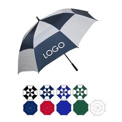 Show details for Oversized Golf Umbrella w/ Rubberized Handle (64" Arc) Picture of Oversized Golf Umbrella w/ Rubberized Handle (64" Arc)
