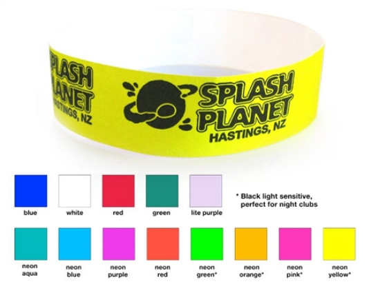 Picture of 3/4 " Custom Tyvek Event Wristbands