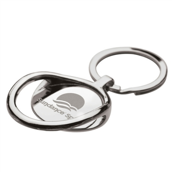 Picture of Chrome Engraved Bottle Opener Keychains
