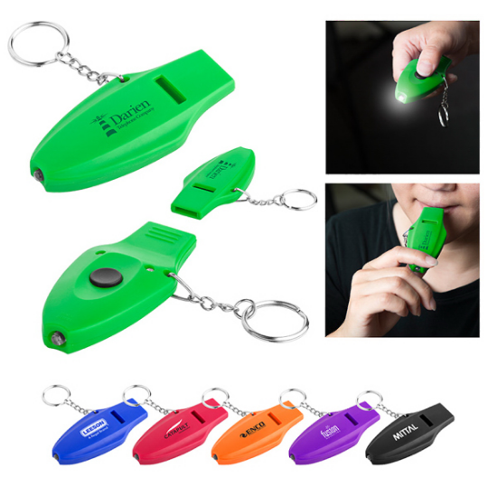 Oscen LED Whistle Keychain