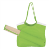 Beach Tote Bag w/ Roll Up Natural Fiber Mat-Green