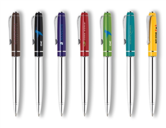 Picture of Twist Action Aluminum Ballpoint Pen w/Chrome Barrel