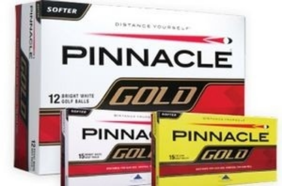 Picture of Pinnacle Gold White Golf Balls (15 Count)