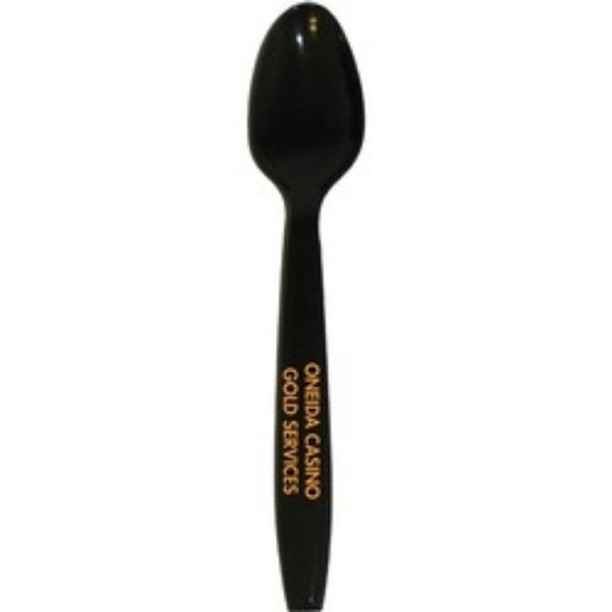 Picture of Extra Heavy Duty Black Plastic Spoons