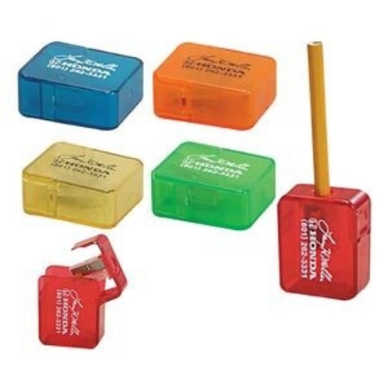 Picture of Square Pencil Sharpener with Flip-Top Lid