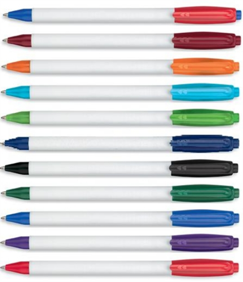Picture of Paper Mate Sport Retractable White Barrel Pens