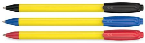 Picture of Paper Mate Sport Retractable Yellow Barrel Pens