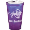 22 oz. Translucent Smooth Stadium Cups Purple