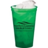 22 oz. Translucent Smooth Stadium Cups Green