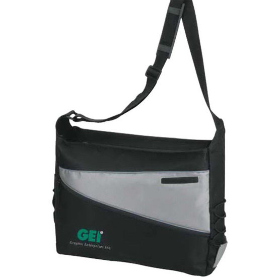 Picture of 2-Tone Computer Messenger Bag