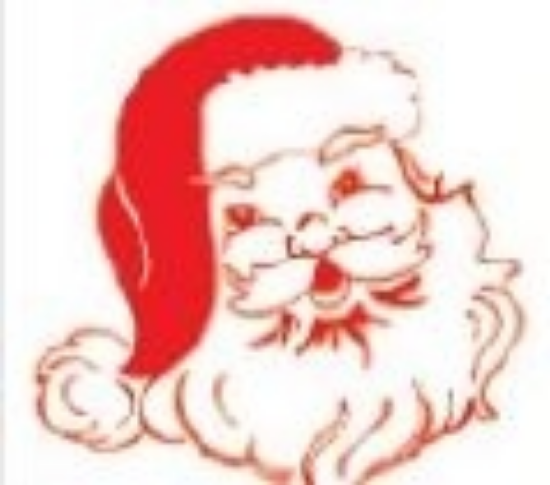Picture of Santa Clause Head Tattoos - Waterless