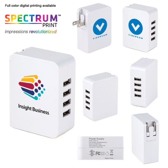 Picture of Mountain View 4-port USB Wall Charger