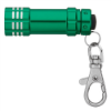 LED Flashlights with Lobster Clip Green