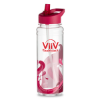 Picture of 25 oz. Clear Wave Water Bottle