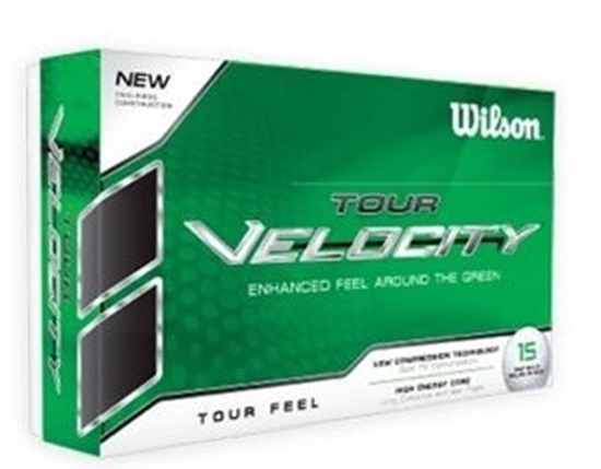 Picture of Wilson Tour Velocity Golf Balls - White (12 Count)