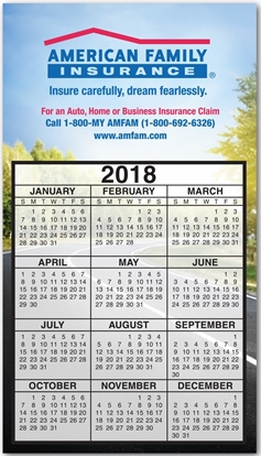 Show details for 4.5" x 10.5" .20 Mil thick Calendar Magnets Full Color Large Square Magnets