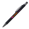 Bowie Softy w/Stylus - Full Color Metal Pen Black