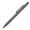 Bowie Softy w/Stylus - Full Color Metal Pen Gray Cool Gray
