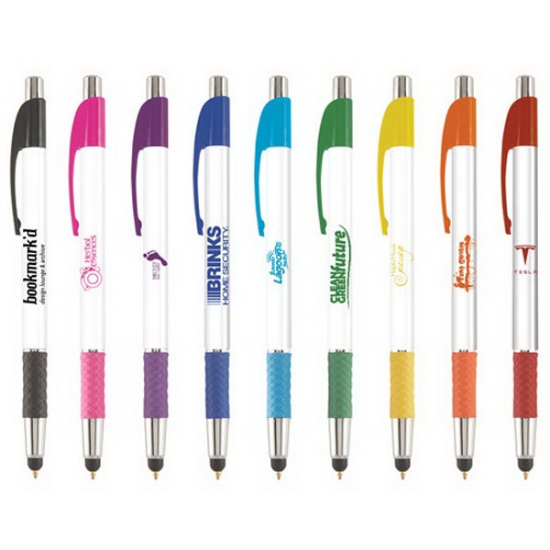 Elite Slim Pens w/Stylus - Full Color