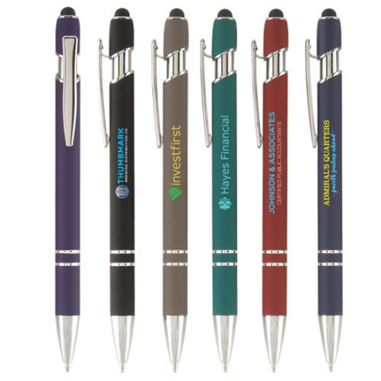 Ellipse Softy with Stylus - Full-Color Metal Pen