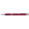 Matte Tres-Chic Pen - Full-Color Metal Pen Burgundy/Silver Trim