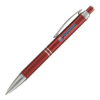 Phoenix Pen - Full-Color Metal Pen Dark Red/Chrome Accents
