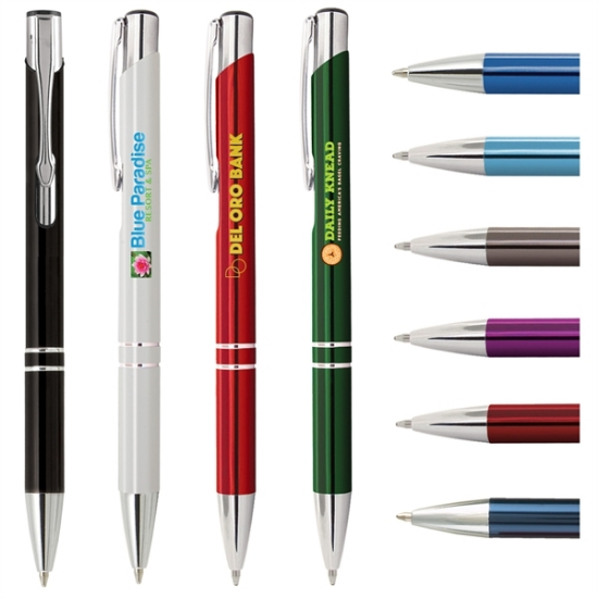 Tres-Chic Pen - Full-Color Metal Pen